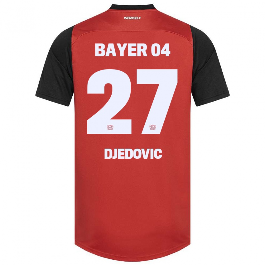 Kinder Seldin Djedovic #27 Rot Schwarz Heimtrikot Trikot 2024/25 T-Shirt Schweiz