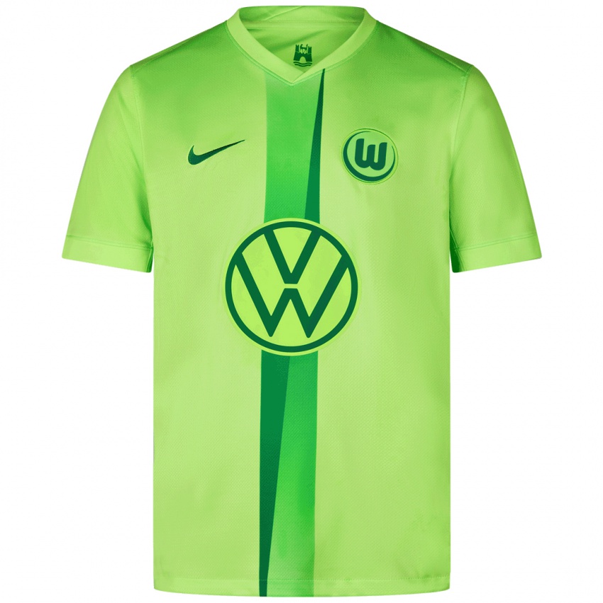 Kinder Caitlin Dijkstra #3 Fluoreszierendes Grün Heimtrikot Trikot 2024/25 T-Shirt Schweiz