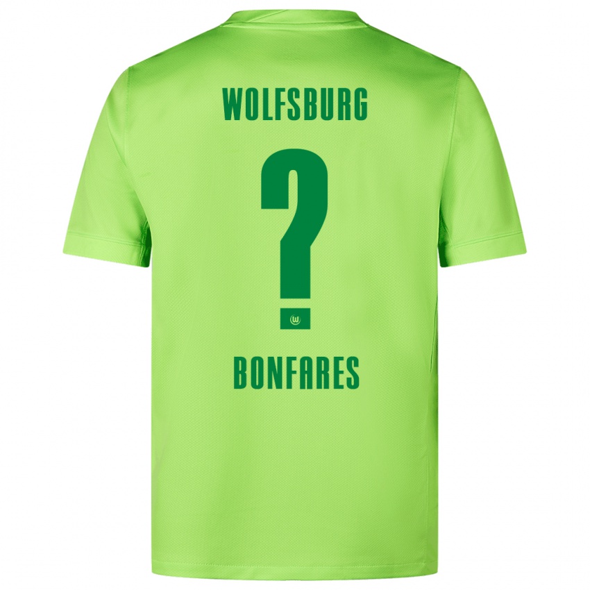 Kinder Marouan Bonfares #0 Fluoreszierendes Grün Heimtrikot Trikot 2024/25 T-Shirt Schweiz