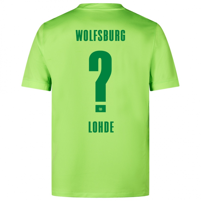 Kinder Sven Lohde #0 Fluoreszierendes Grün Heimtrikot Trikot 2024/25 T-Shirt Schweiz