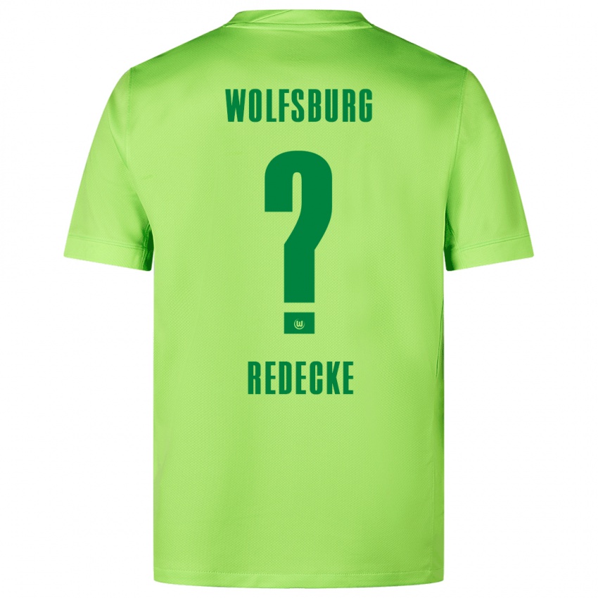 Kinder Jan Redecke #0 Fluoreszierendes Grün Heimtrikot Trikot 2024/25 T-Shirt Schweiz