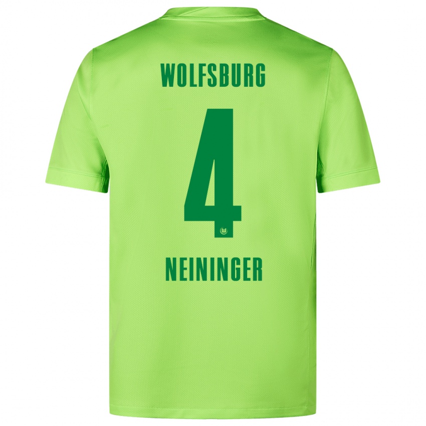 Kinder Till Neininger #4 Fluoreszierendes Grün Heimtrikot Trikot 2024/25 T-Shirt Schweiz