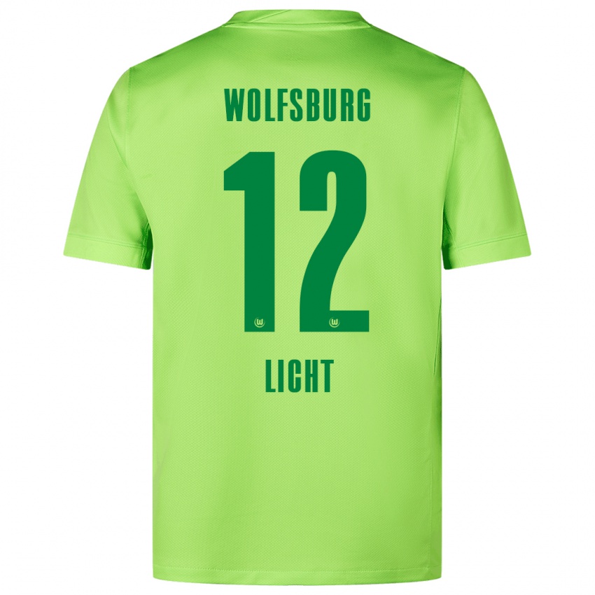 Kinder Philipp Licht #12 Fluoreszierendes Grün Heimtrikot Trikot 2024/25 T-Shirt Schweiz