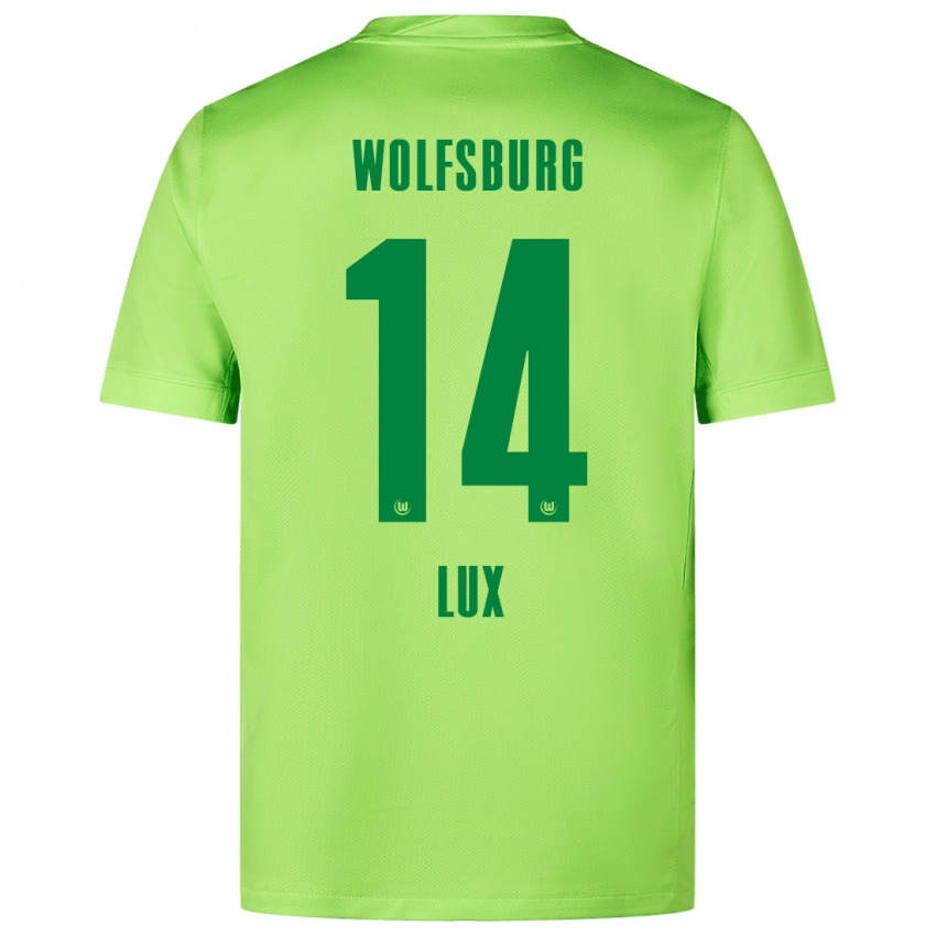 Kinder Finn-Marco Lux #14 Fluoreszierendes Grün Heimtrikot Trikot 2024/25 T-Shirt Schweiz