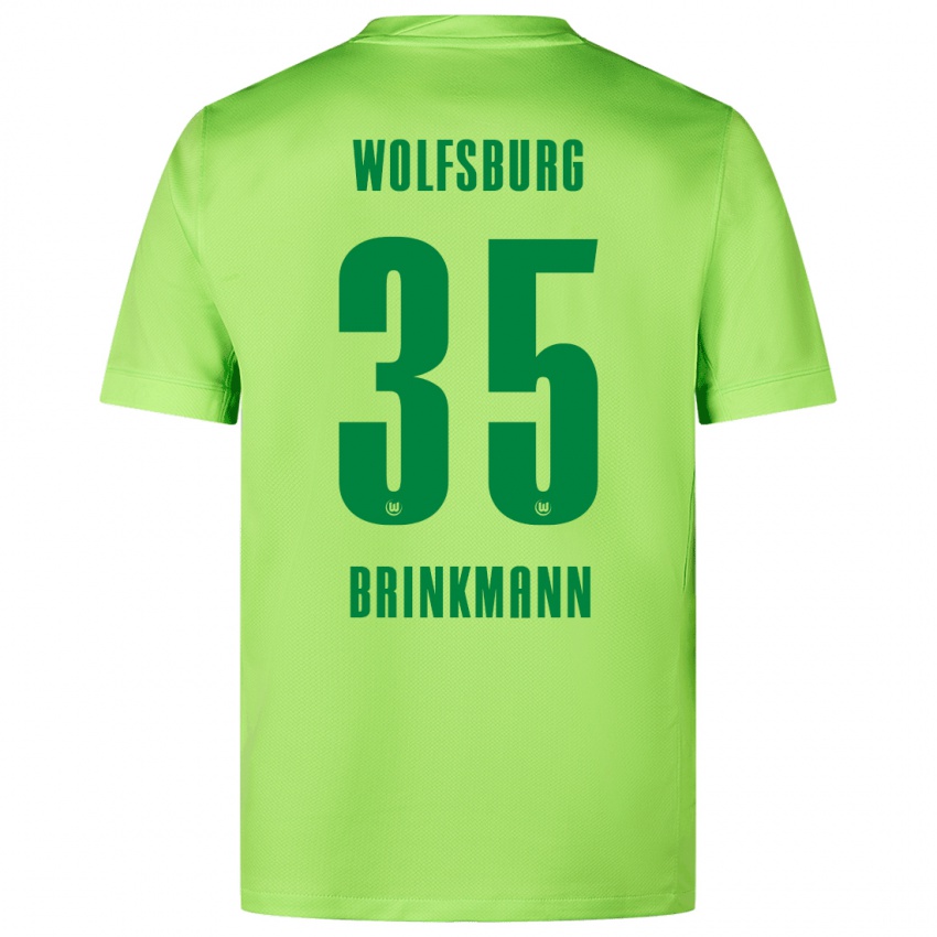 Kinder Karla Brinkmann #35 Fluoreszierendes Grün Heimtrikot Trikot 2024/25 T-Shirt Schweiz