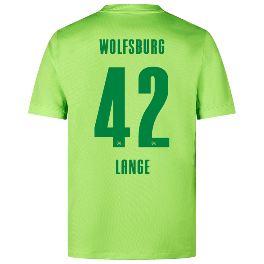 Kinder Felix Lange #42 Fluoreszierendes Grün Heimtrikot Trikot 2024/25 T-Shirt Schweiz