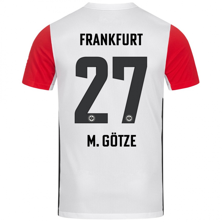 Kinder Mario Götze #27 Weiß Rot Heimtrikot Trikot 2024/25 T-Shirt Schweiz