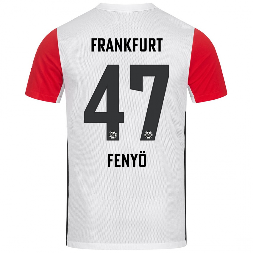 Kinder Noah Fenyö #47 Weiß Rot Heimtrikot Trikot 2024/25 T-Shirt Schweiz