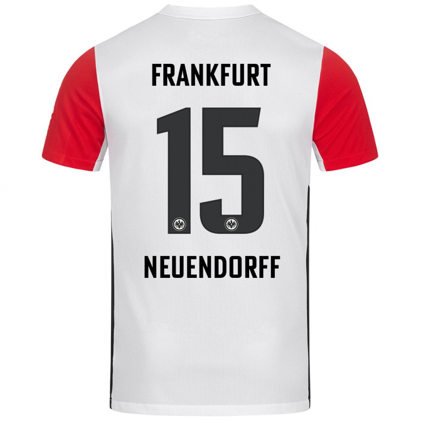 Kinder Nilo Neuendorff #15 Weiß Rot Heimtrikot Trikot 2024/25 T-Shirt Schweiz