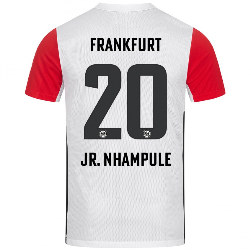 Kinder Antonio Junior Nhampule #20 Weiß Rot Heimtrikot Trikot 2024/25 T-Shirt Schweiz