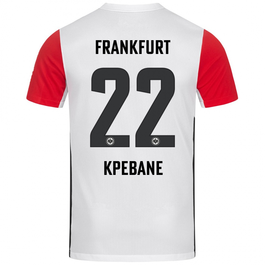 Kinder Tamiou Kpebane #22 Weiß Rot Heimtrikot Trikot 2024/25 T-Shirt Schweiz