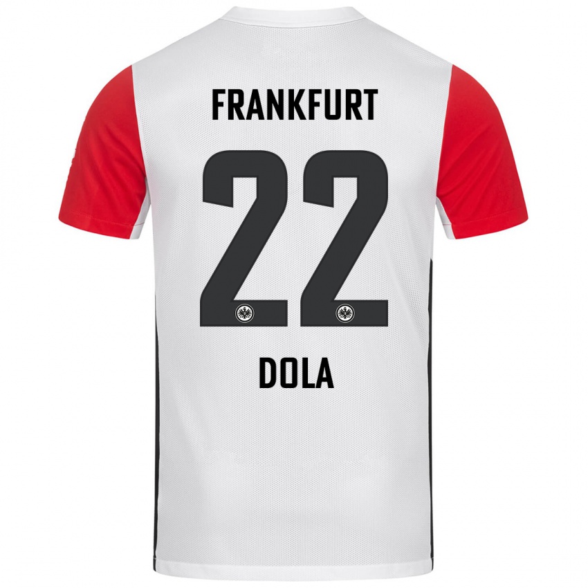 Kinder Igor Dola #22 Weiß Rot Heimtrikot Trikot 2024/25 T-Shirt Schweiz