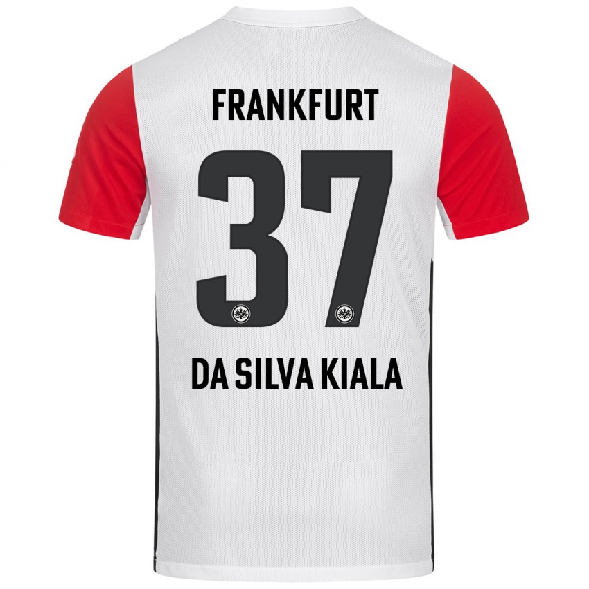 Kinder Joel Da Silva Kiala #37 Weiß Rot Heimtrikot Trikot 2024/25 T-Shirt Schweiz