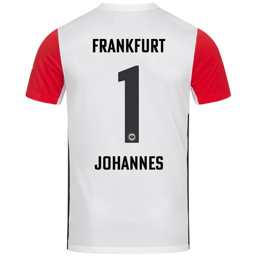 Kinder Stina Johannes #1 Weiß Rot Heimtrikot Trikot 2024/25 T-Shirt Schweiz