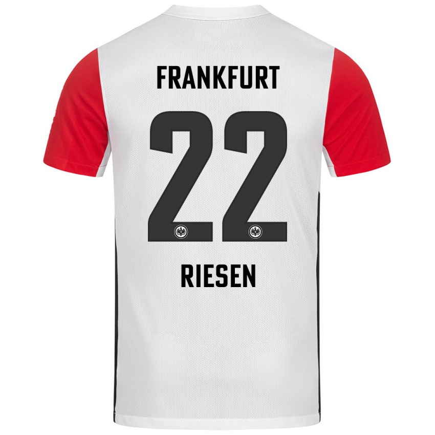 Kinder Nadine Riesen #22 Weiß Rot Heimtrikot Trikot 2024/25 T-Shirt Schweiz