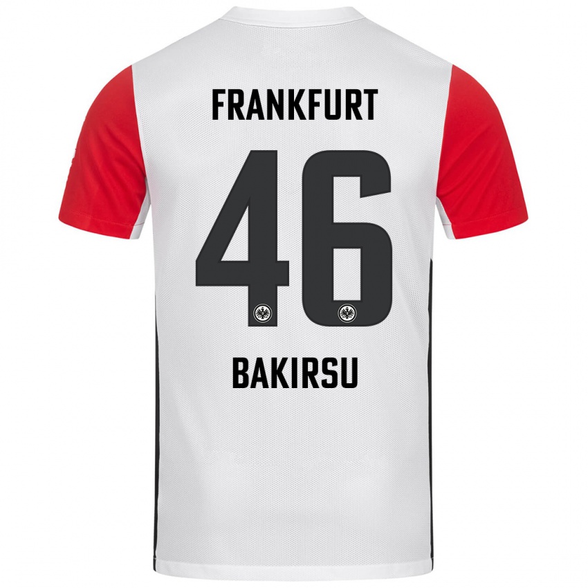 Kinder Hüseyin Bakirsu #46 Weiß Rot Heimtrikot Trikot 2024/25 T-Shirt Schweiz