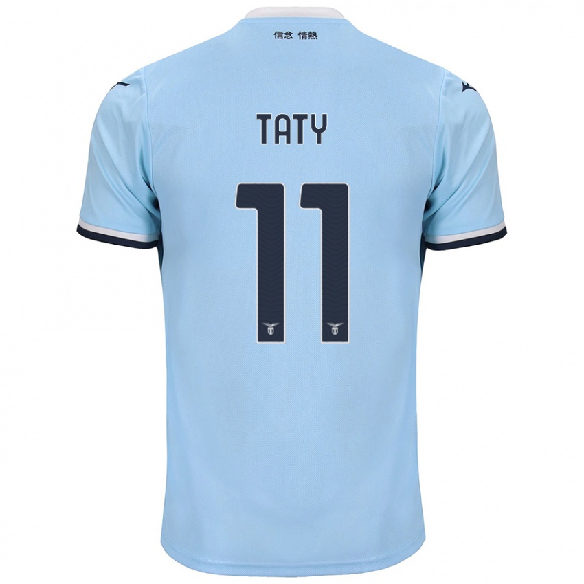 Enfant Maillot Taty Castellanos #11 Bleu Tenues Domicile 2024/25 T-Shirt Suisse