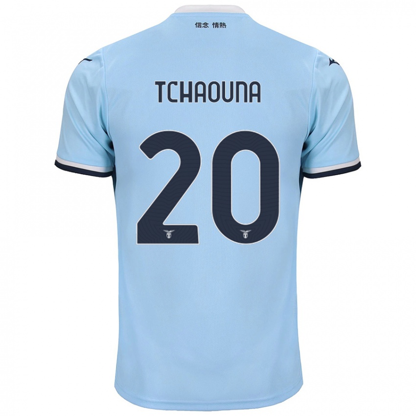 Kinder Loum Tchaouna #20 Blau Heimtrikot Trikot 2024/25 T-Shirt Schweiz