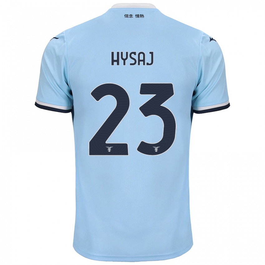 Kinder Elseid Hysaj #23 Blau Heimtrikot Trikot 2024/25 T-Shirt Schweiz