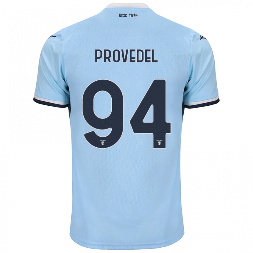 Kinder Ivan Provedel #94 Blau Heimtrikot Trikot 2024/25 T-Shirt Schweiz