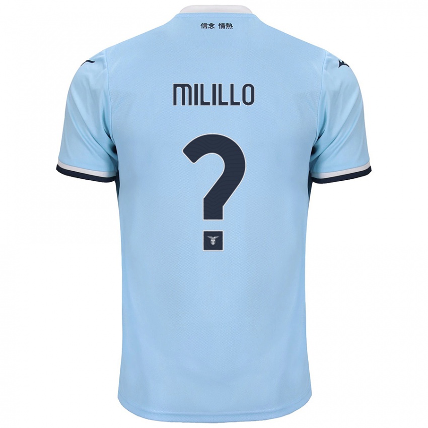 Kinder Flavio Milillo #0 Blau Heimtrikot Trikot 2024/25 T-Shirt Schweiz