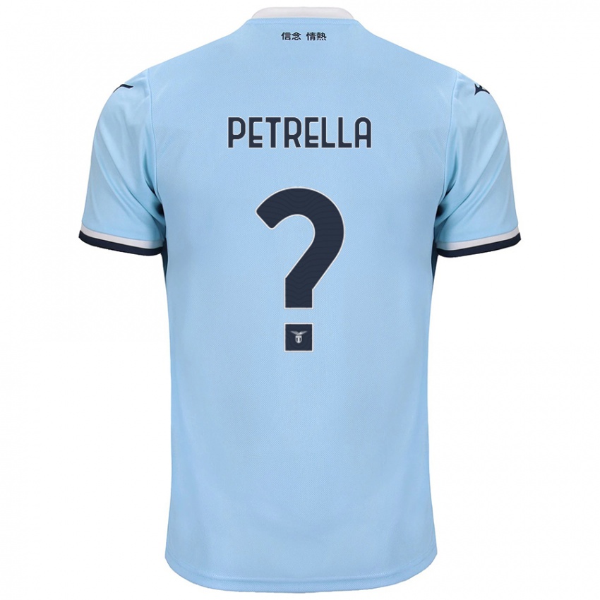 Kinder Anthony Petrella #0 Blau Heimtrikot Trikot 2024/25 T-Shirt Schweiz