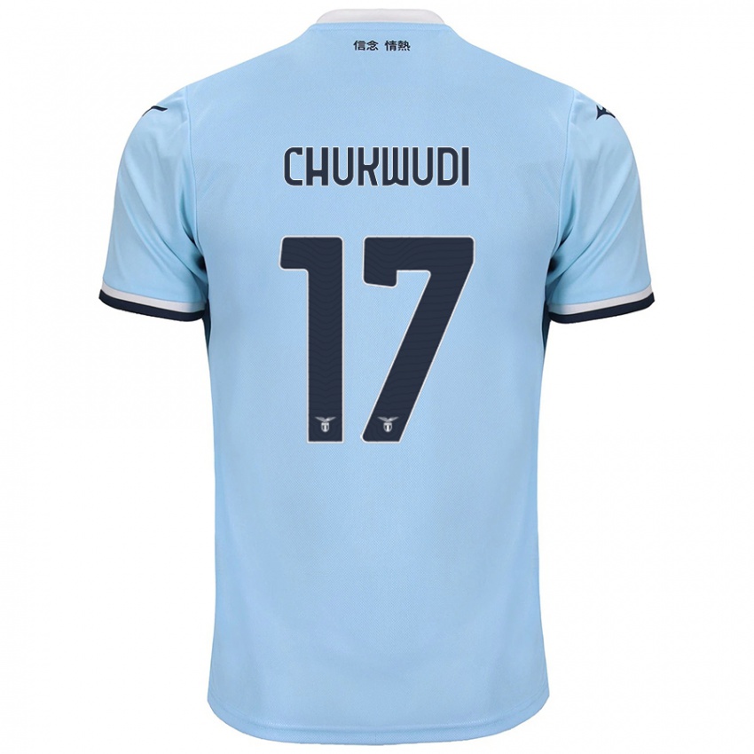 Kinder Ogonna Franca Chukwudi #17 Blau Heimtrikot Trikot 2024/25 T-Shirt Schweiz