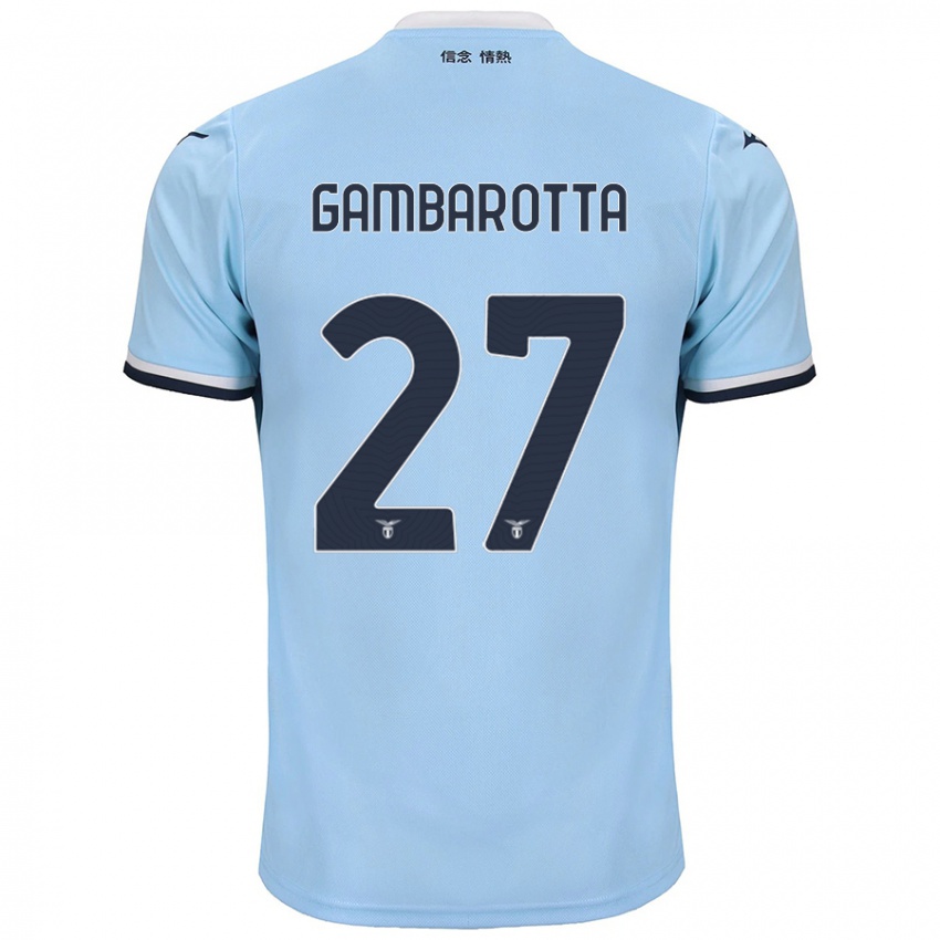 Kinder Margot Gambarotta #27 Blau Heimtrikot Trikot 2024/25 T-Shirt Schweiz