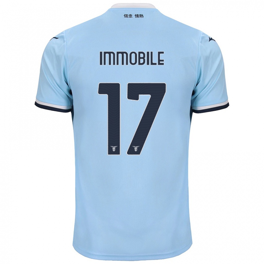 Kinder Ciro Immobile #17 Blau Heimtrikot Trikot 2024/25 T-Shirt Schweiz