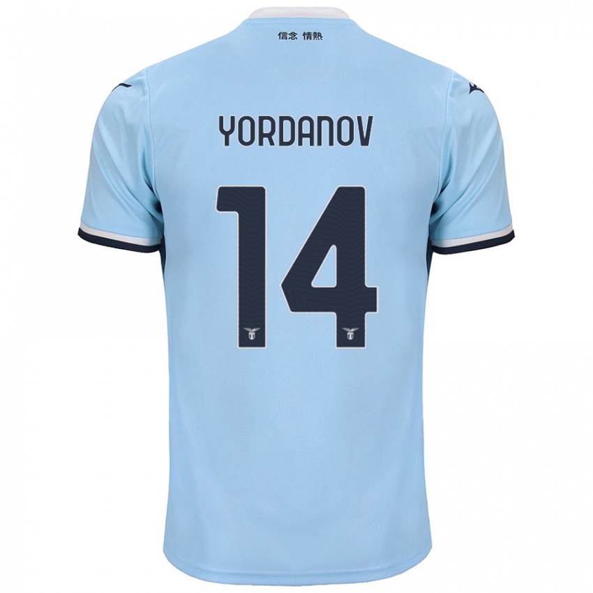 Kinder Damyan Yordanov #14 Blau Heimtrikot Trikot 2024/25 T-Shirt Schweiz