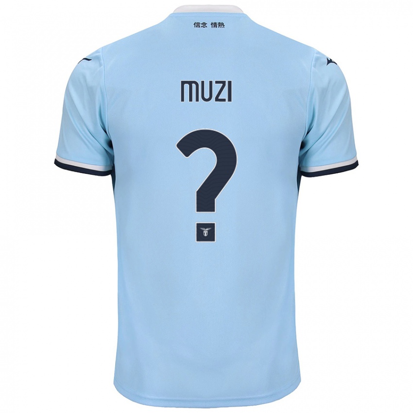 Kinder Pietro Muzi #0 Blau Heimtrikot Trikot 2024/25 T-Shirt Schweiz