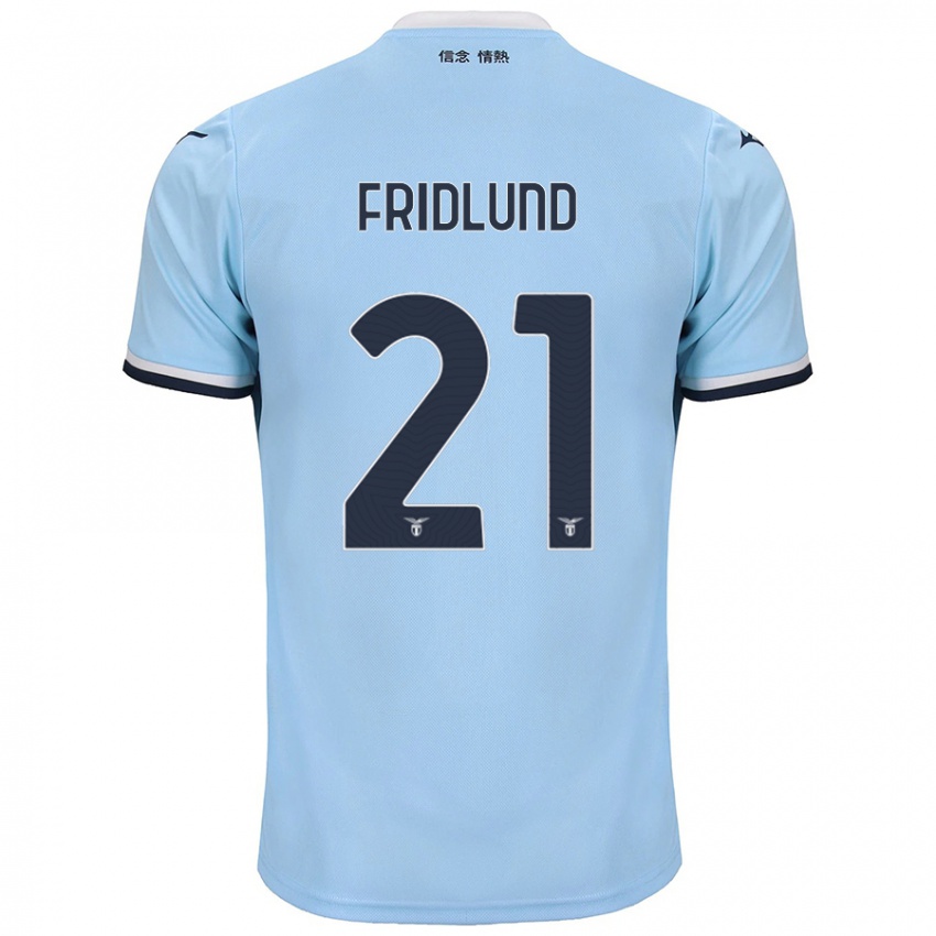 Kinder Johanne Fridlund #21 Blau Heimtrikot Trikot 2024/25 T-Shirt Schweiz