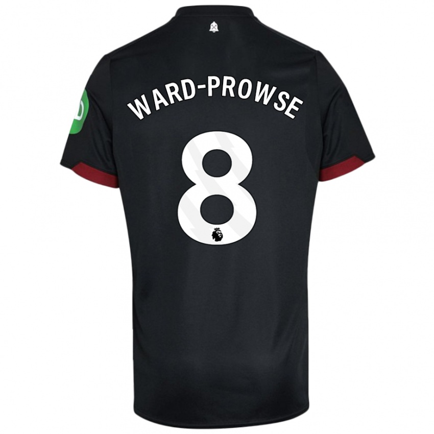 Kinder James Ward-Prowse #8 Schwarz Weiß Auswärtstrikot Trikot 2024/25 T-Shirt Schweiz