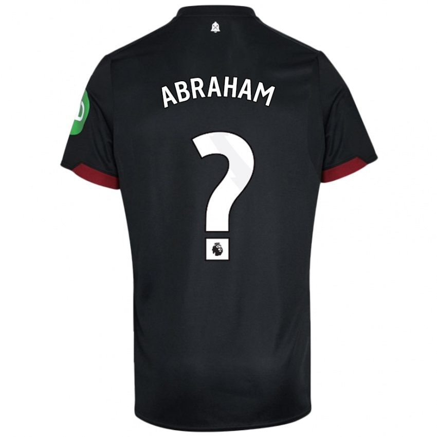 Kinder Dondre Abraham #0 Schwarz Weiß Auswärtstrikot Trikot 2024/25 T-Shirt Schweiz