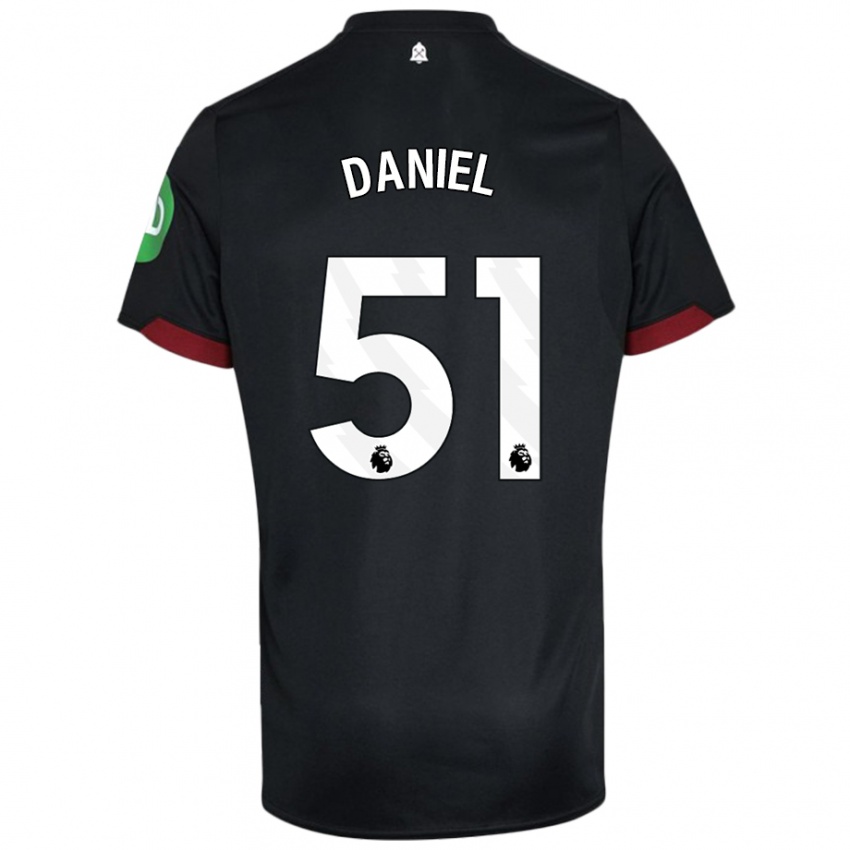 Kinder Daniel Chesters #51 Schwarz Weiß Auswärtstrikot Trikot 2024/25 T-Shirt Schweiz