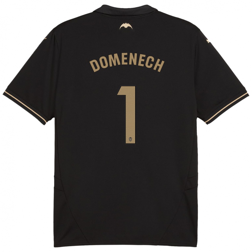 Enfant Maillot Jaume Domenech #1 Noir Tenues Extérieur 2024/25 T-Shirt Suisse