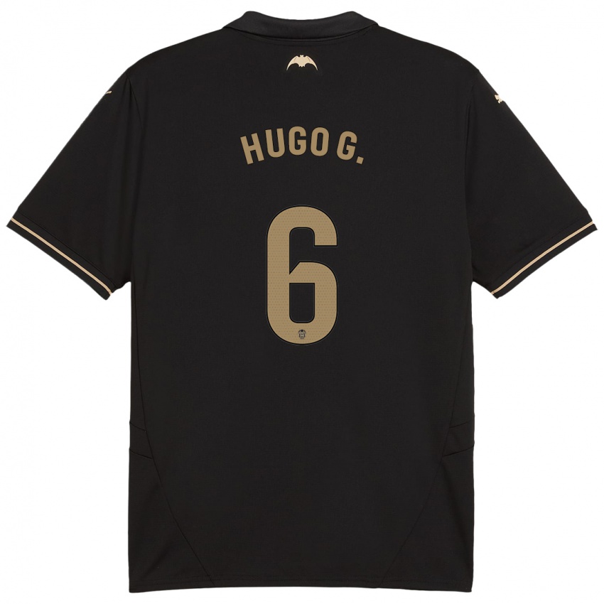 Kinder Hugo Guillamon #6 Schwarz Auswärtstrikot Trikot 2024/25 T-Shirt Schweiz