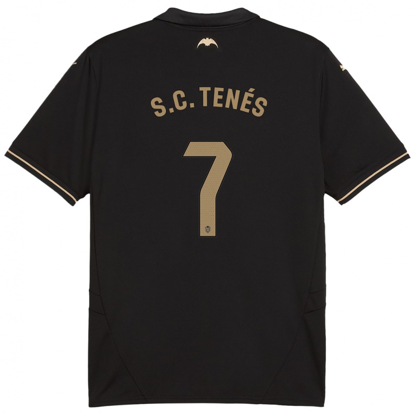 Enfant Maillot Sergi Canós #7 Noir Tenues Extérieur 2024/25 T-Shirt Suisse