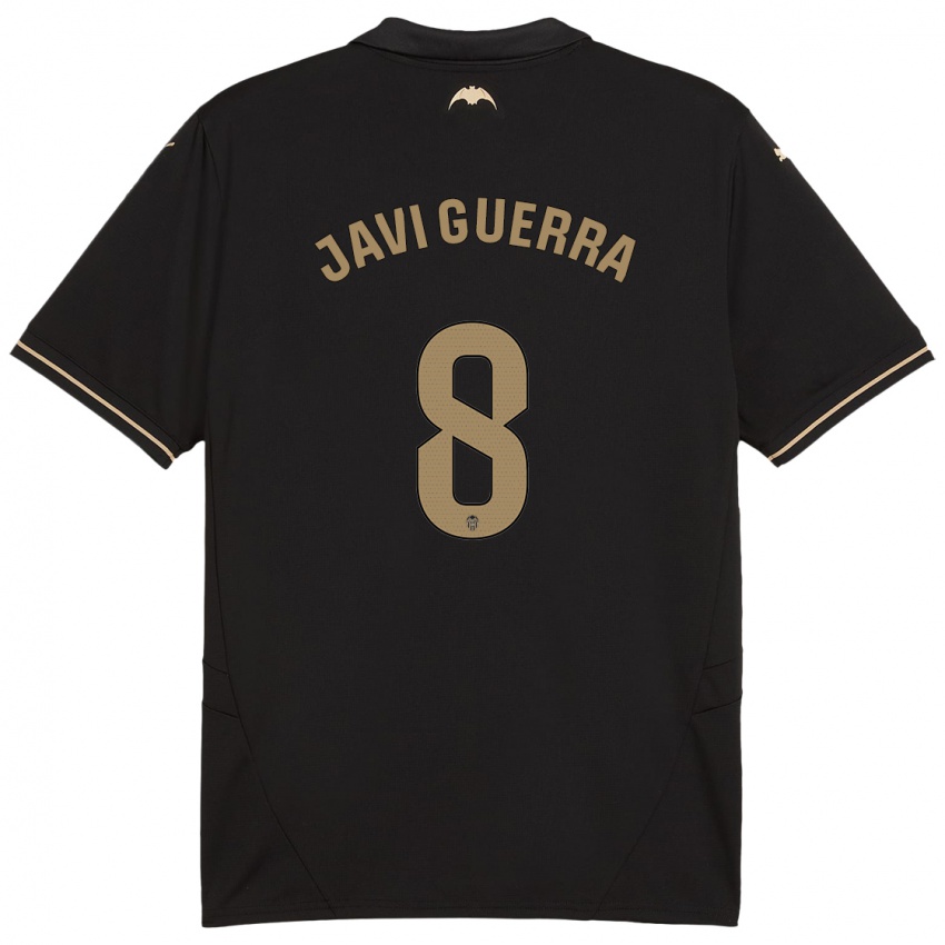 Enfant Maillot Javi Guerra #8 Noir Tenues Extérieur 2024/25 T-Shirt Suisse