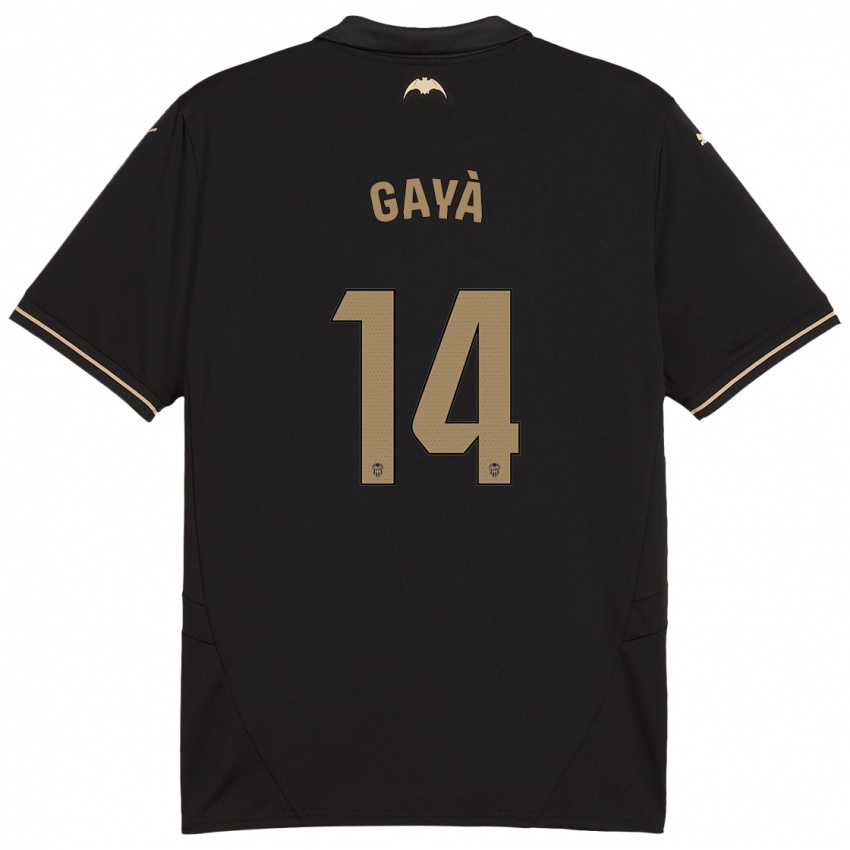 Kinder Jose Gaya #14 Schwarz Auswärtstrikot Trikot 2024/25 T-Shirt Schweiz