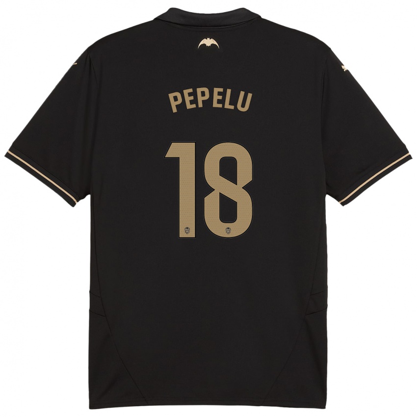 Enfant Maillot Pepelu #18 Noir Tenues Extérieur 2024/25 T-Shirt Suisse