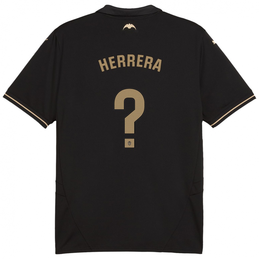 Enfant Maillot Iker Herrera #0 Noir Tenues Extérieur 2024/25 T-Shirt Suisse