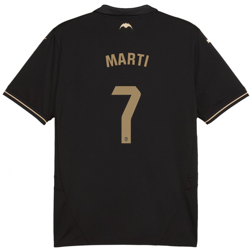 Enfant Maillot Marina Martí #7 Noir Tenues Extérieur 2024/25 T-Shirt Suisse