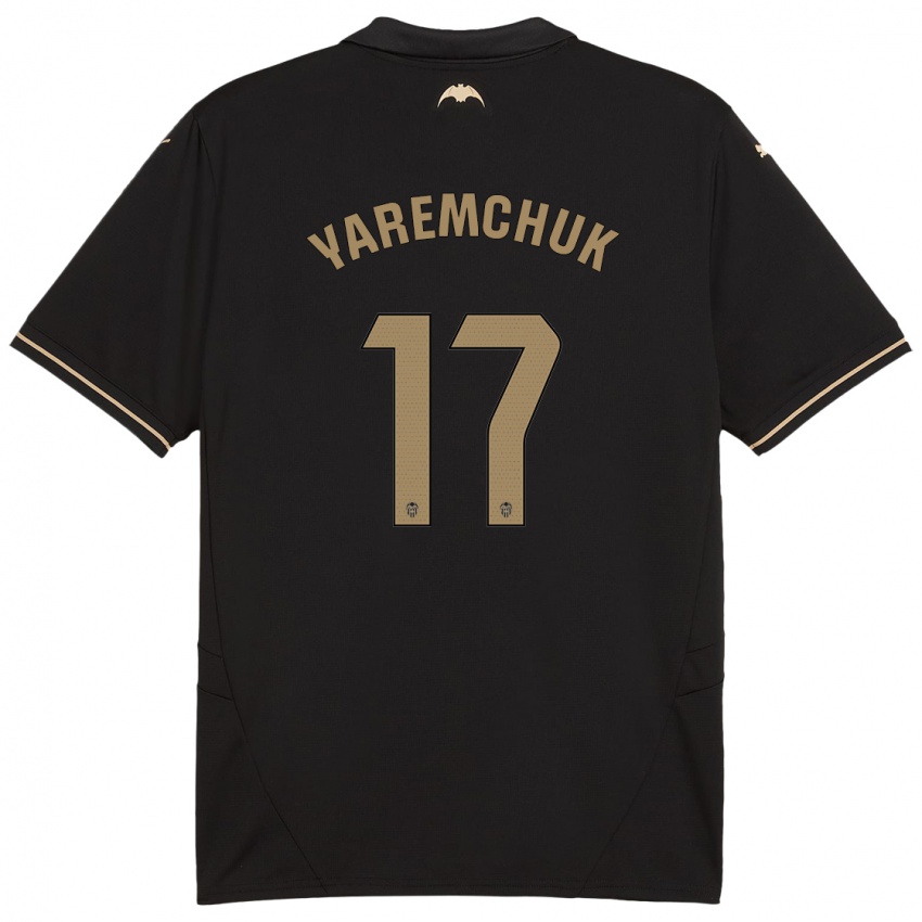 Enfant Maillot Roman Yaremchuk #17 Noir Tenues Extérieur 2024/25 T-Shirt Suisse