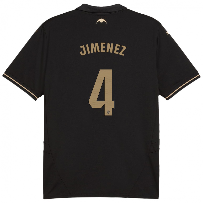 Kinder Maria Jimenez #4 Schwarz Auswärtstrikot Trikot 2024/25 T-Shirt Schweiz