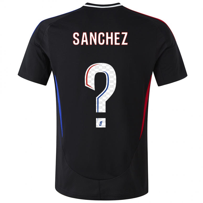 Kinder Florent Sanchez #0 Schwarz Auswärtstrikot Trikot 2024/25 T-Shirt Schweiz