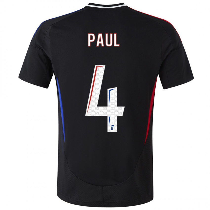 Kinder Paul Akouokou #4 Schwarz Auswärtstrikot Trikot 2024/25 T-Shirt Schweiz