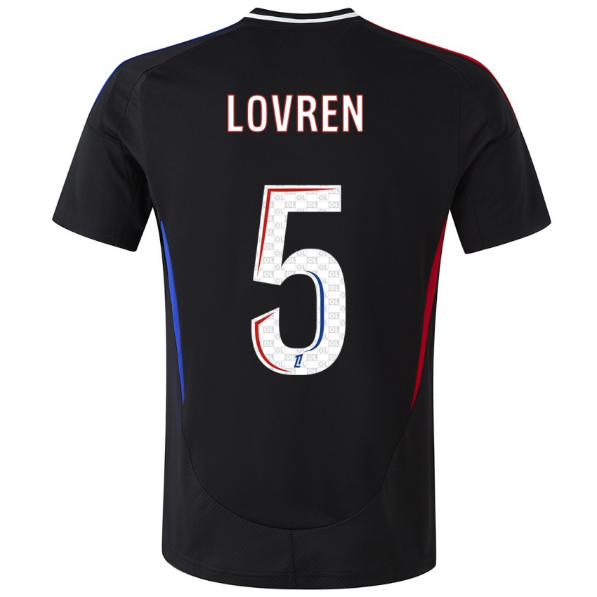 Kinder Dejan Lovren #5 Schwarz Auswärtstrikot Trikot 2024/25 T-Shirt Schweiz