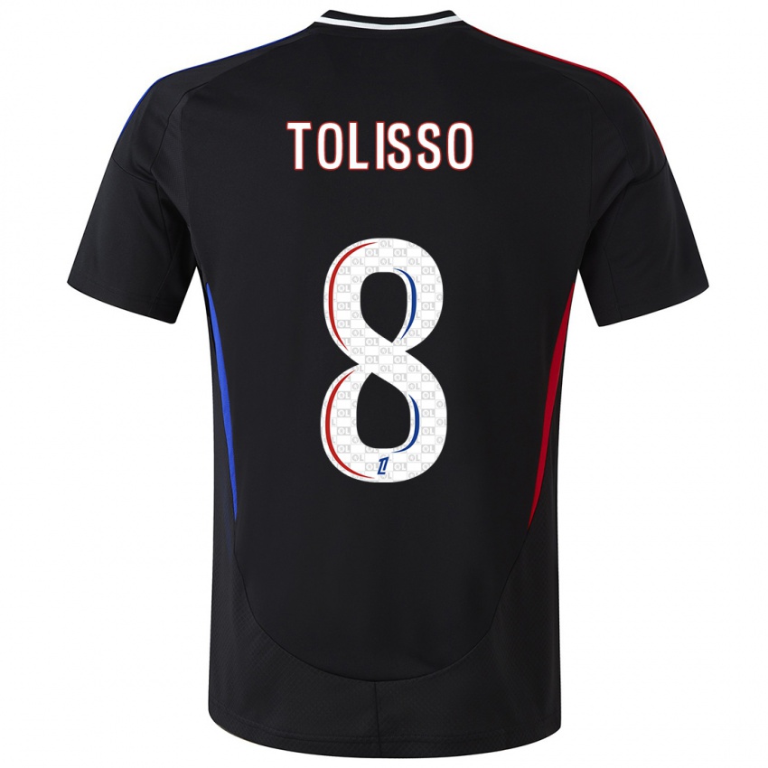 Kinder Corentin Tolisso #8 Schwarz Auswärtstrikot Trikot 2024/25 T-Shirt Schweiz