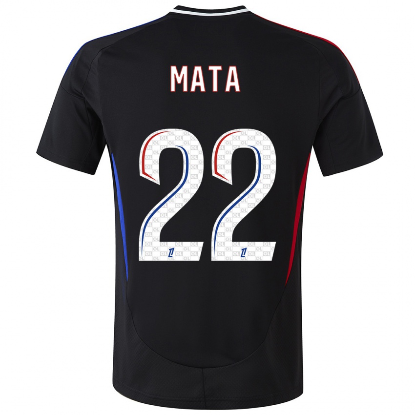 Kinder Clinton Mata #22 Schwarz Auswärtstrikot Trikot 2024/25 T-Shirt Schweiz